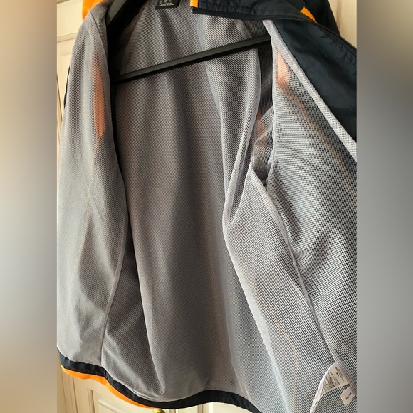 ADIDAS ClimaProof Blue and Orange Windbreaker,unisex. Women's S. - Picture 3 of 11